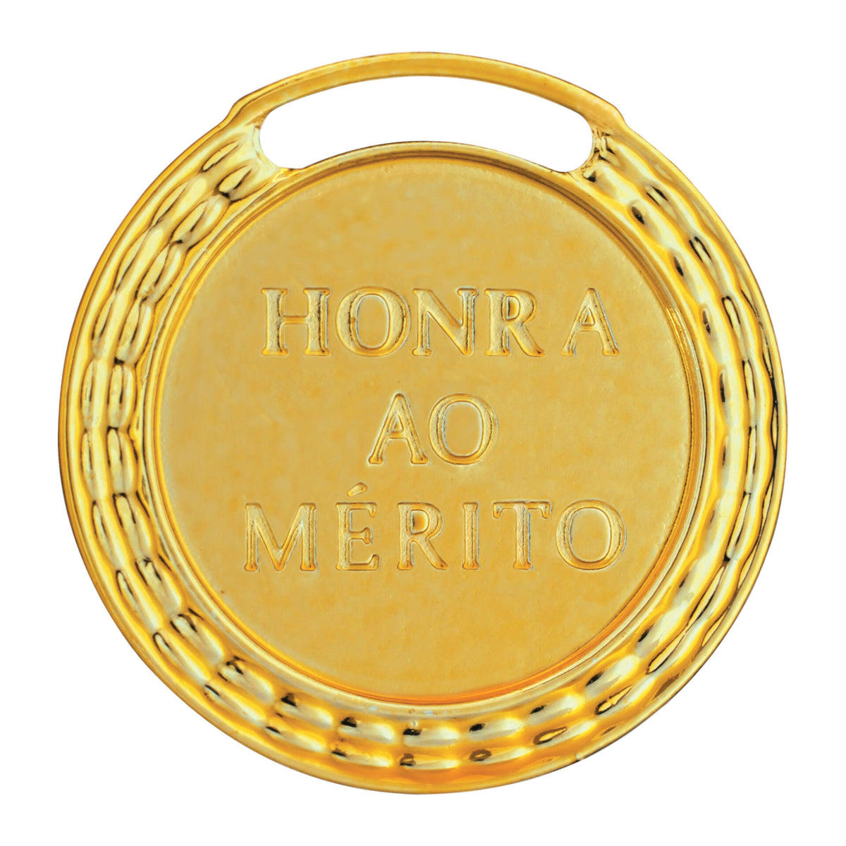 Medalha ouro vitória 35001 3,5cm com fita azul