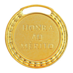 Medalha ouro vitória 35001 3,5cm com fita azul