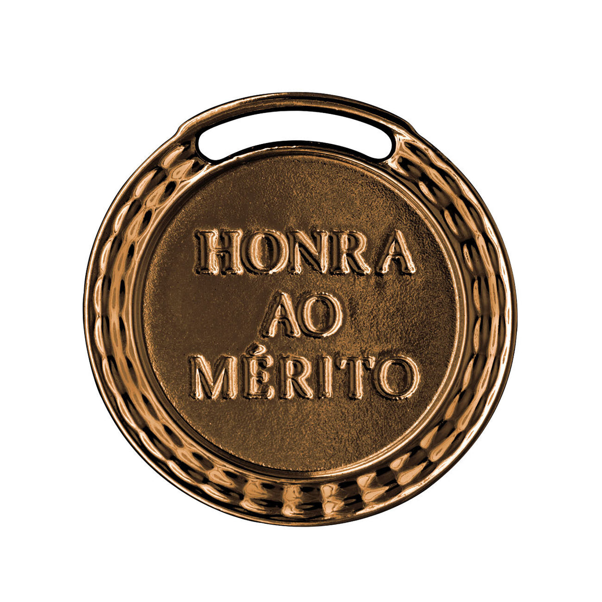 Medalha bronze vitória 35001 3,5cm com fita azul