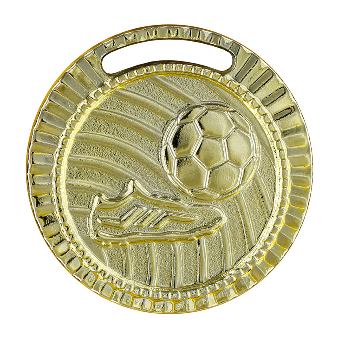 Medalha de ouro vitória futebol 35003 3,5cm com fita azul