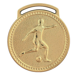 Medalha de ouro vitória futebol 50002 5,0 cm com fita azul