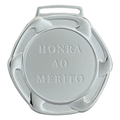 Medalha prata vitória 75001 7,5 cm com fita azul