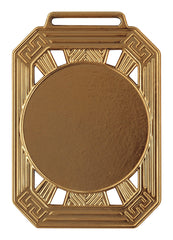 10 Medalhas de bronze vitoria 80600 8,5 cm x 6,0 cm fita azul - personalizada