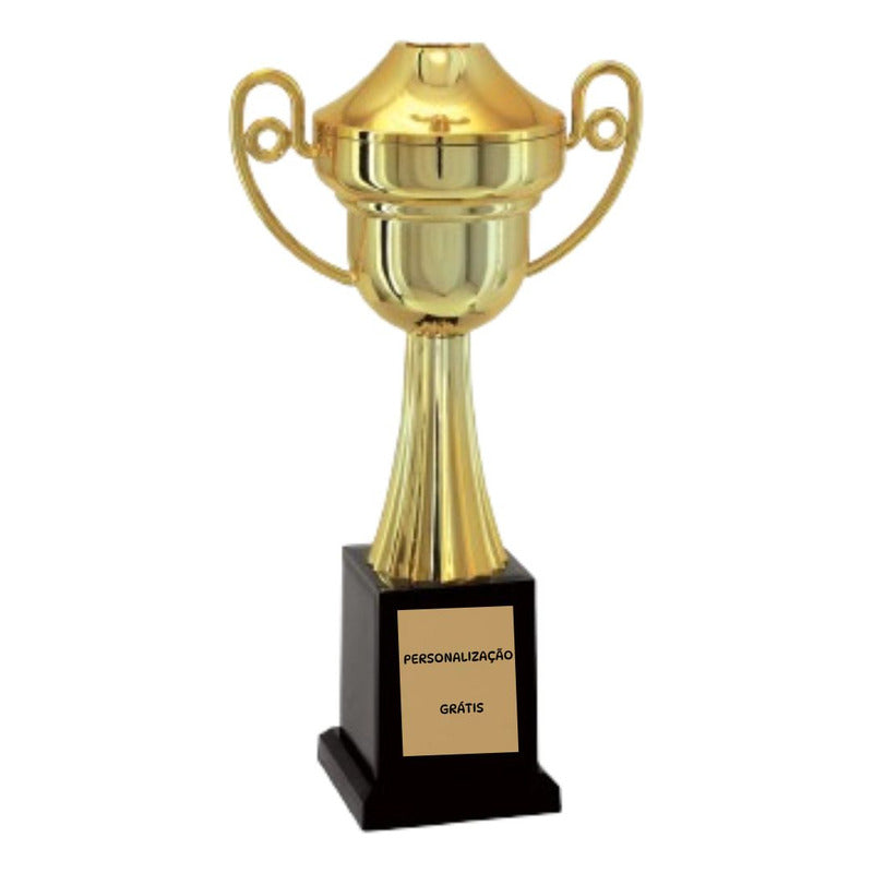 2 Trofeus Futebol + Destaque + Artilheiro + Melhor Goleiro - TROFEUS GUARANI IMP COM. LTDA ME