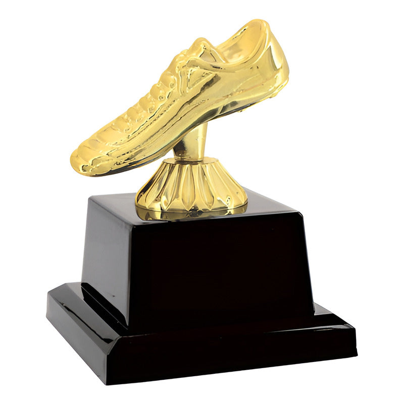 Troféu Artilheiro Vitória - Preto-dourado - TROFEUS GUARANI IMP COM. LTDA ME
