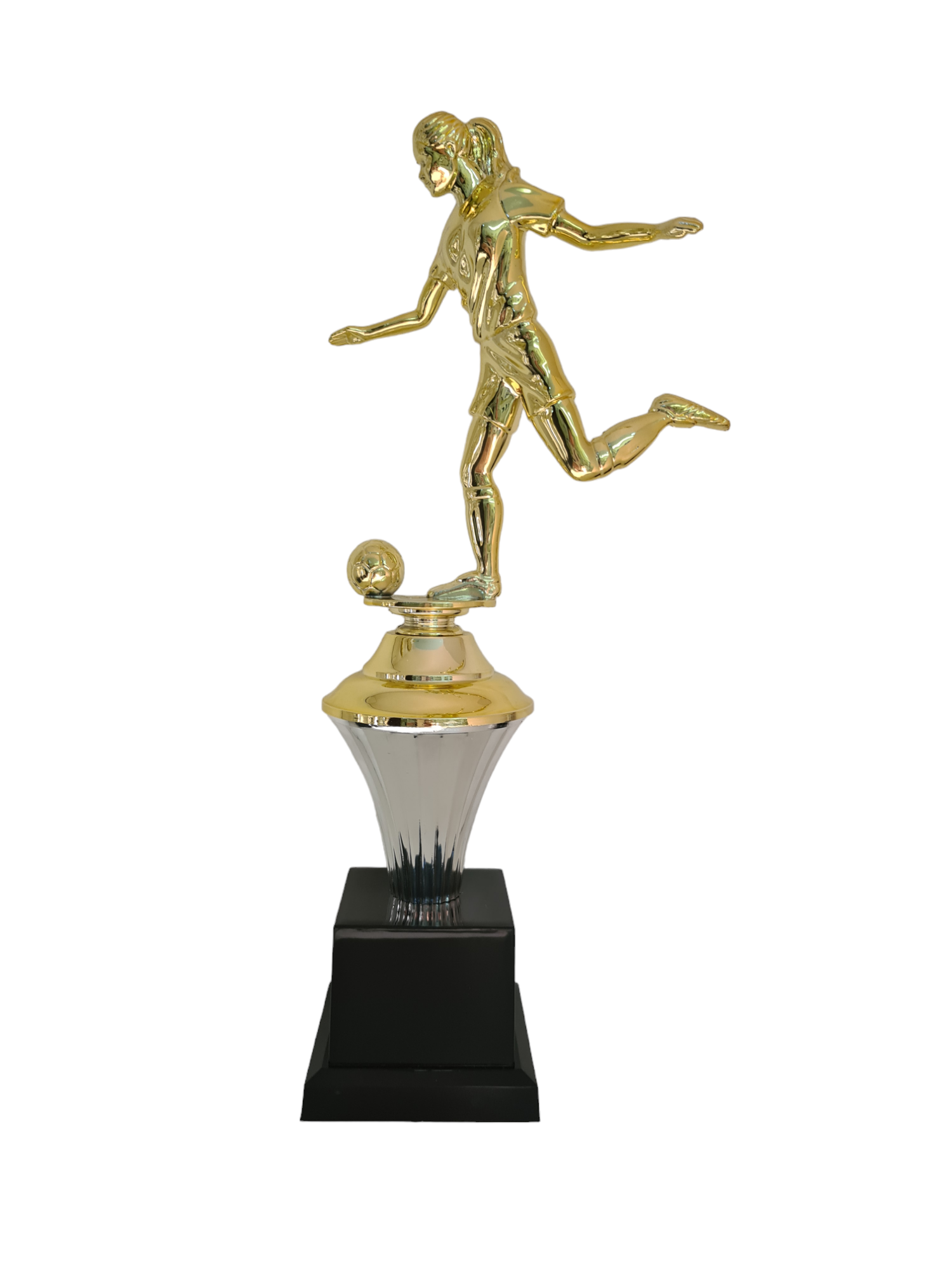 Troféu futebol feminino artilheira 501362 - TROFEUS GUARANI IMP COM. LTDA ME