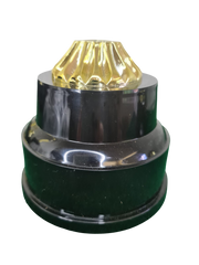 Base com suporte para estatueta 600030  8,5 CM - TROFEUS GUARANI IMP COM. LTDA ME